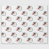 Papier Cadeau santa claus (Plat)