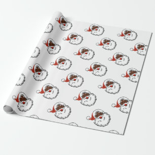 Papier Cadeau santa claus