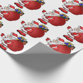 PAPIER CADEAU SANTA CLAUS (Coin)