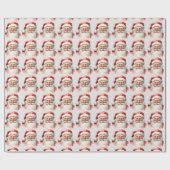 Papier Cadeau Santa Claus (Plat)