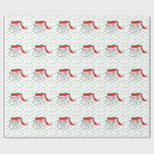 Papier Cadeau Santa Claus (Plat)