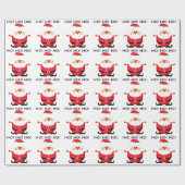 Papier Cadeau Santa Claus (Plat)