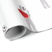 Papier Cadeau santa claus (Coin rond)