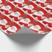 Papier Cadeau Santa Claus (Coin)