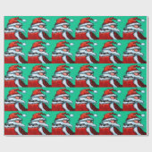 Papier Cadeau Santa Claus (Plat)