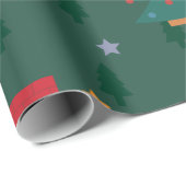 Papier Cadeau santa claus befana (Coin rond)