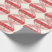 Papier Cadeau Santa Claus Livraison spéciale Ajouter un nom (Coin)