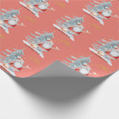 Papier Cadeau Santa Claus Pine Tree (Coin)