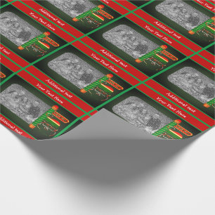 Papier Cadeau Santa Claus Pôle Nord Vos vacances photo