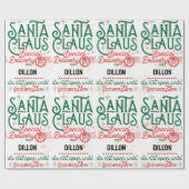 Papier Cadeau Santa Claus Special Delivery Wrapping Paper (Plat)
