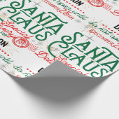 Papier Cadeau Santa Claus Special Delivery Wrapping Paper (Coin)