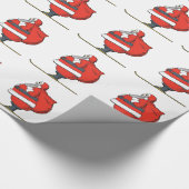 Papier Cadeau Santa Clause (Coin)