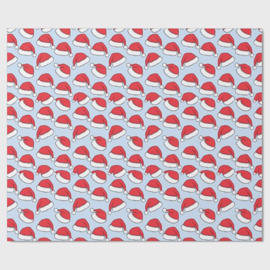 Papier Cadeau Santa Hat classique (Plat)