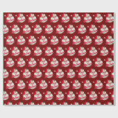 Papier Cadeau Santa Hat Old Christmas Holiday gift  (Plat)