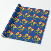 Papier Cadeau Santa Hat Tuba (Déroulé)