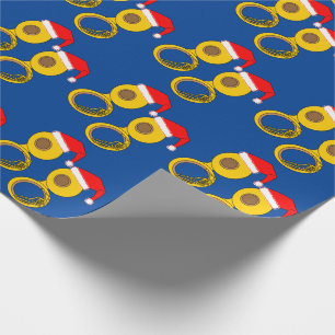 Papier Cadeau Santa Hat Tuba