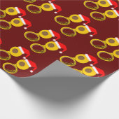 Papier Cadeau Santa Hat Tuba (Coin)