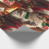 Papier Cadeau Santa List (Coin)