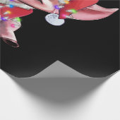 Papier Cadeau Santa Pig Christmas Lights Pig Lover Christmas (Coin)