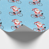 Papier Cadeau Santa rides (Coin)