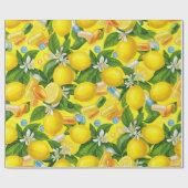 Papier Cadeau Santé et pharmacie Capsule jaune citron (Plat)