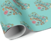 Papier Cadeau Santé mentale (Coin rond)