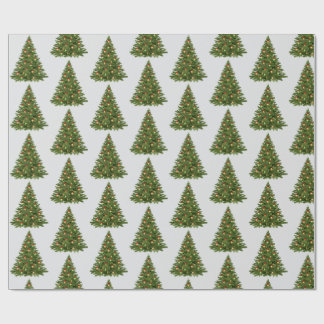 Papier Cadeau Sapin de Noël