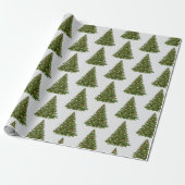 Papier Cadeau Sapin de Noël (Déroulé)