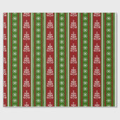 Papier Cadeau Sapin de Noël (Plat)