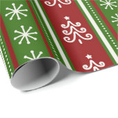 Papier Cadeau Sapin de Noël (Coin rond)
