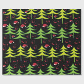 Papier Cadeau Sapin de Noël (Plat)