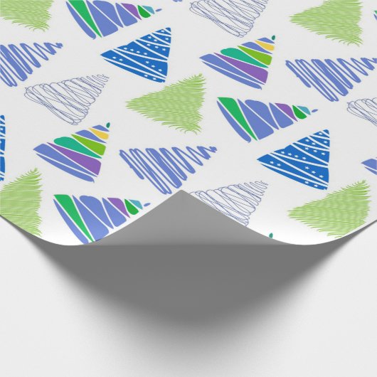 Papier Cadeau Sapins de Noël (Coin)
