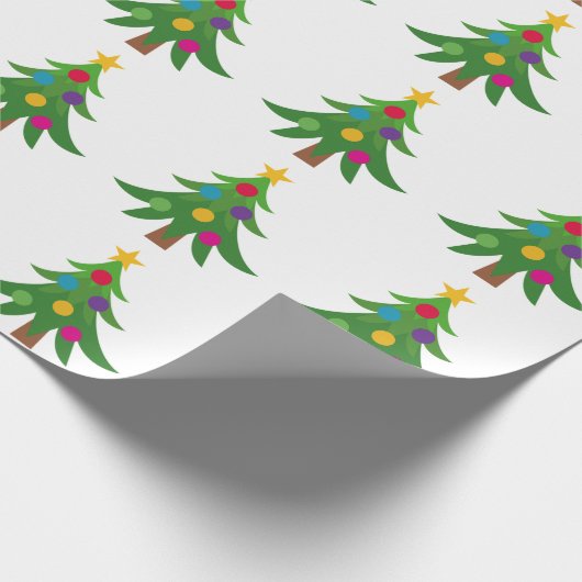 Papier Cadeau Sapins de Noël (Coin)