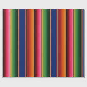 Papier Cadeau Sarape Print Wrapping Paper (Plat)