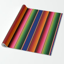 Sarape Print Wrapping Paper