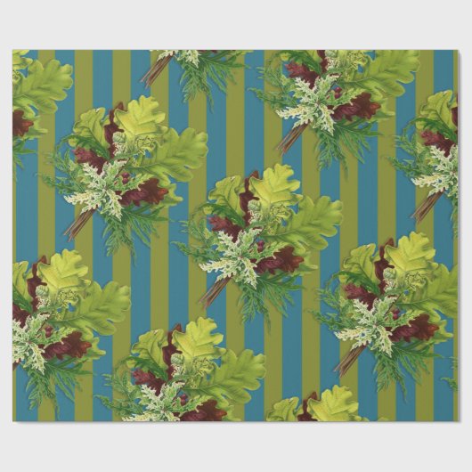 Papier Cadeau Sarcelle (Plat)