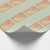 Papier Cadeau Sardines en style poster rétro (Coin)