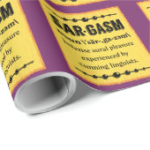 Papier Cadeau Sargasme (Coin rond)