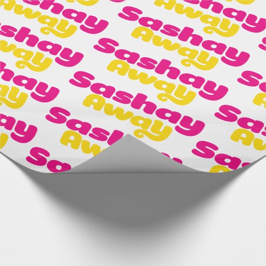 Papier Cadeau Sashay Away. (Coin)