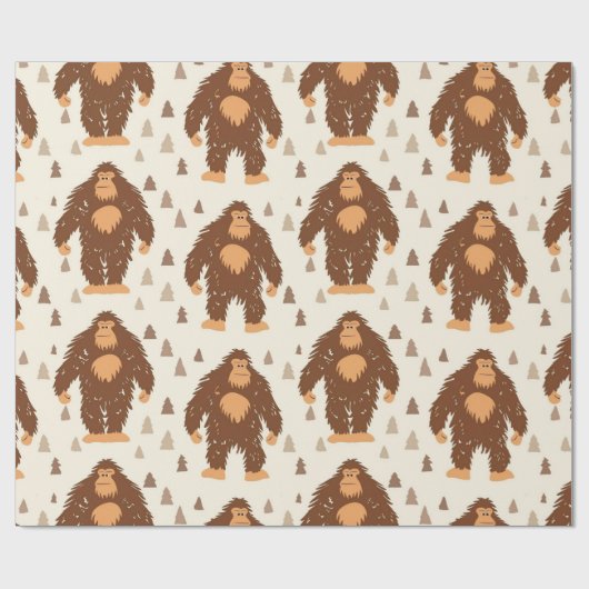Papier Cadeau Sasquatch  (Plat)