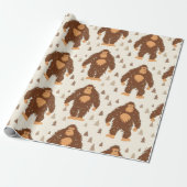 Papier Cadeau Sasquatch  (Déroulé)