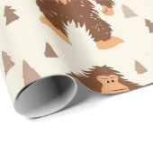 Papier Cadeau Sasquatch  (Coin rond)