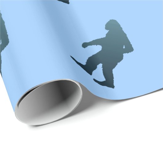 Papier Cadeau Sasquatch (Coin rond)