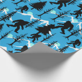 Papier Cadeau Sasquatch Squatchin à la Woods Bigfoot Party (Coin)