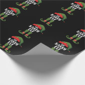 Papier Cadeau Sassy Elf Matching Family Group Christmas Party (Coin)