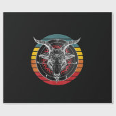 Papier Cadeau Satan Goat, Don de chèvre (Plat)