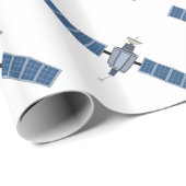 Papier Cadeau Satellite (Coin rond)
