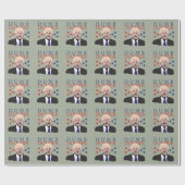 Papier Cadeau Satire plus muette muette de Donald Trump (Plat)