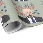 Papier Cadeau Satire plus muette muette de Donald Trump (Coin rond)