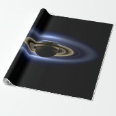 Papier Cadeau Saturne Éclipse le Soleil de Cassini Orbiter (Déroulé)